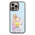 Stray Kids Phone Case For iPhone Samsung Galaxy Pixel - SKZOO Chibi Animal Tower On Light Blue Background