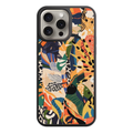 Art Print Phone Case For iPhone Samsung Galaxy Pixel - Abstract Tropical Jungle Animal Collage Pattern