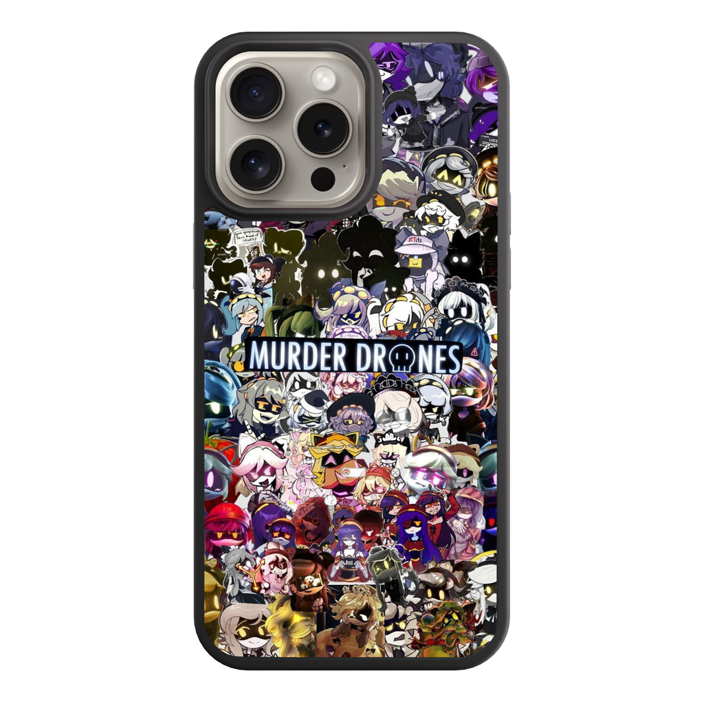 Murder Drones Phone Case For iPhone Samsung Galaxy Pixel - Ultimate Characters Mosai Art