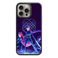 KPop Demon Hunters Phone Case For iPhone Samsung Galaxy Pixel - KPop Demon Hunters Neon Purple HUNTRIX Team Poster