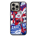 NHL Montreal Canadiens Phone Case For iPhone Samsung Galaxy Pixel - New York Rangers And Montreal Canadiens Statue Of Liberty Collage