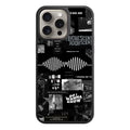 Arctic Monkeys Phone Case For iPhone Samsung Galaxy Pixel - Arctic Monkeys Aesthetic Collage Poster In Black Background