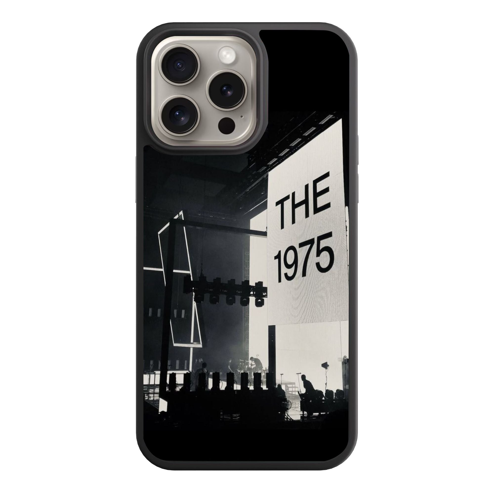 The 1975 Phone Case For iPhone Samsung Galaxy Pixel - The 1975 Stage Production In Black Background