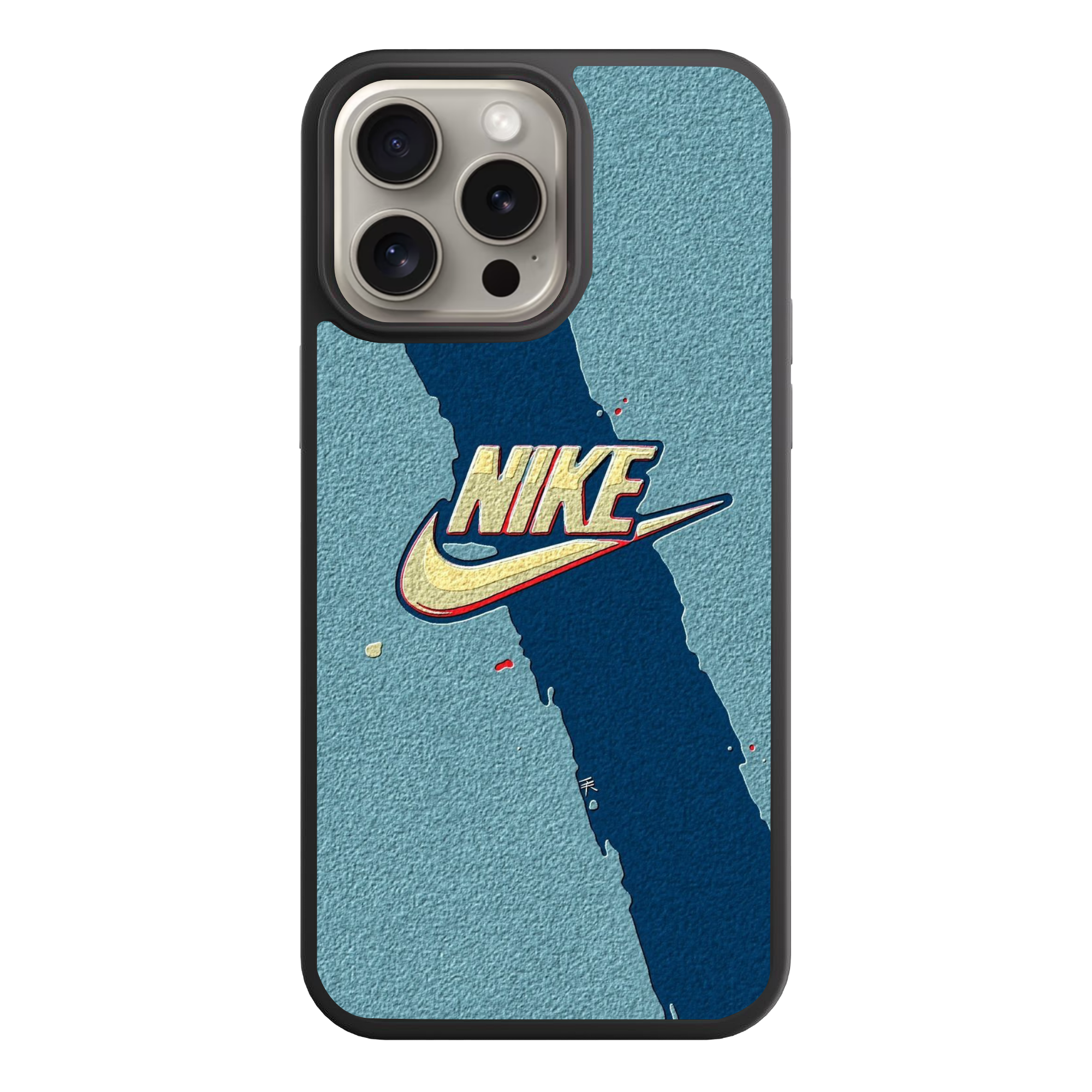 Nike Phone Case For iPhone Samsung Galaxy Pixel - Nike Bold Explosive Textured Art