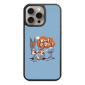 Looney Tunes Bugs Bunny Phone Case For iPhone Samsung Galaxy Pixel - Bugs Bunny Peeking From Hole With Mailbox On Light Blue Background
