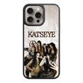 Katseye Phone Case For iPhone Samsung Galaxy Pixel - Katseye Members Group Portrait On Crumpled Paper Textured Background