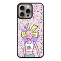 Rugrats Cynthia Phone Case For iPhone Samsung Galaxy Pixel - Cynthia Pickles In A 90s Girl Crop Top On A Multicolored Splatter Background