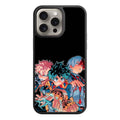 My Hero Academia Phone Case For iPhone Samsung Galaxy Pixel - Bakugo Midoriya And Todoroki In Uniforms On Black Background