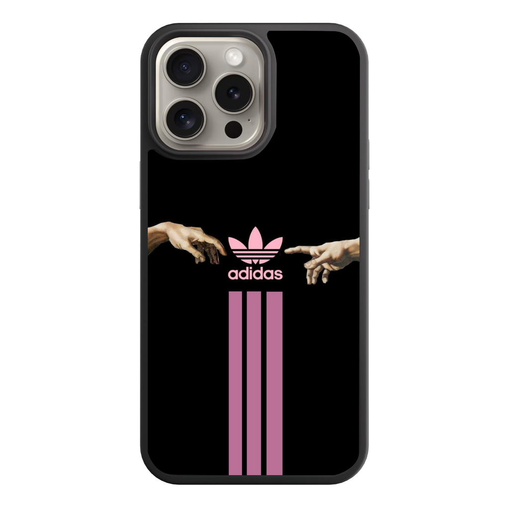 Adidas Phone Case For iPhone Samsung Galaxy Pixel - Adidas Trefoil Logo And Hands Aesthetic Poster
