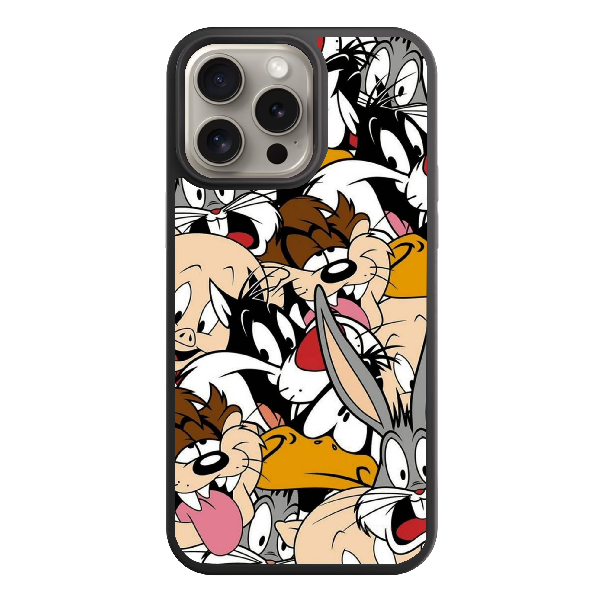 Looney Tunes Phone Case For iPhone Samsung Galaxy Pixel - Looney Tunes Characters Collage Poster