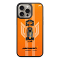 F1 Formula 1 McLaren Phone Case For iPhone Samsung Galaxy Pixel - MCL38 On Triple Stripe Orange Background