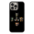 Saint Seiya Knights Of The Zodiac Phone Case For iPhone Samsung Galaxy Pixel - Saint Seiya Bronze Saints Portraits On Black Background