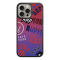 NBA Toronto Raptors Phone Case For iPhone Samsung Galaxy Pixel - Toronto Raptors Multi Logos Collage Art