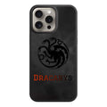 House Of The Dragon Phone Case For iPhone Samsung Galaxy Pixel - House Of The Dragon Dracarys Sigil Poster In Dark Grey Cloudy Background