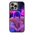 Oshi No Ko Phone Case For iPhone Samsung Galaxy Pixel - The Hoshino Family Hugging In Front Of Fireworks