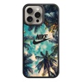 Nike Phone Case For iPhone Samsung Galaxy Pixel - Nike Logo On Tropical Vibes Background