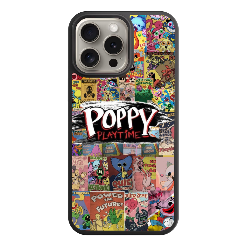 Poppy Playtime Phone Case For iPhone Samsung Galaxy Pixel - Poppy Playtime Character Posters And Retro Comic Collage