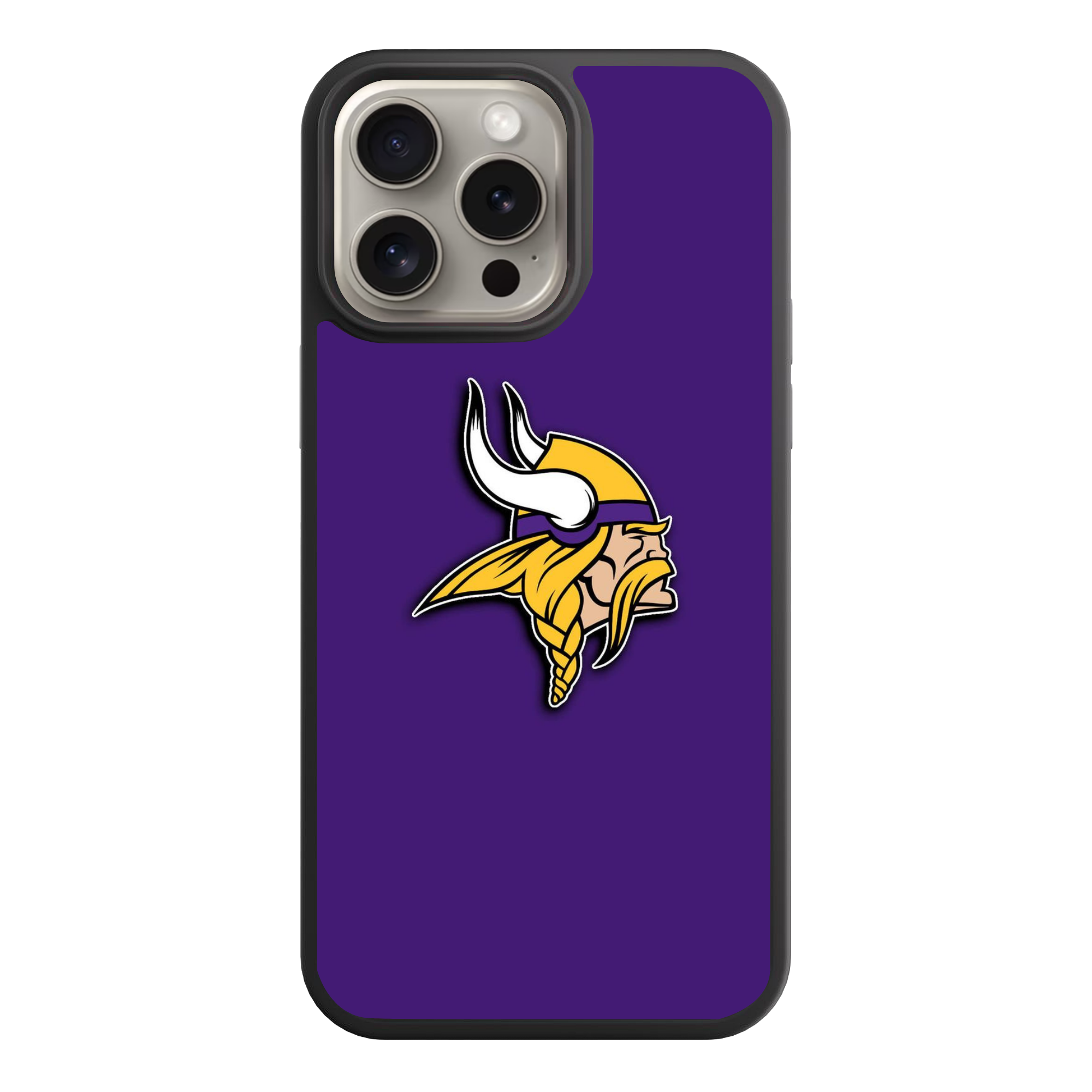 NFL Minnesota Vikings Phone Case For iPhone Samsung Galaxy Pixel - Minnesota Vikings Logo On Purple Background