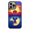 Poppy Playtime Phone Case For iPhone Samsung Galaxy Pixel - Smiling Critters DogDay And CatNap Symmetrical Reflection Sunset And Night Art