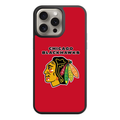 NHL Chicago Blackhawks Phone Case For iPhone Samsung Galaxy Pixel - Chicago Blackhawks Logo And Wordmark On Red Background