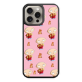 Family Guy Stewie Griffin Phone Case For iPhone Samsung Galaxy Pixel - Stewie Griffin And Rupert Pattern On Pink Background