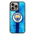 Manchester City FC Phone Case For iPhone Samsung Galaxy Pixel - Manchester City FC Manchester City FC Crest On Sky Blue Watercolor Background