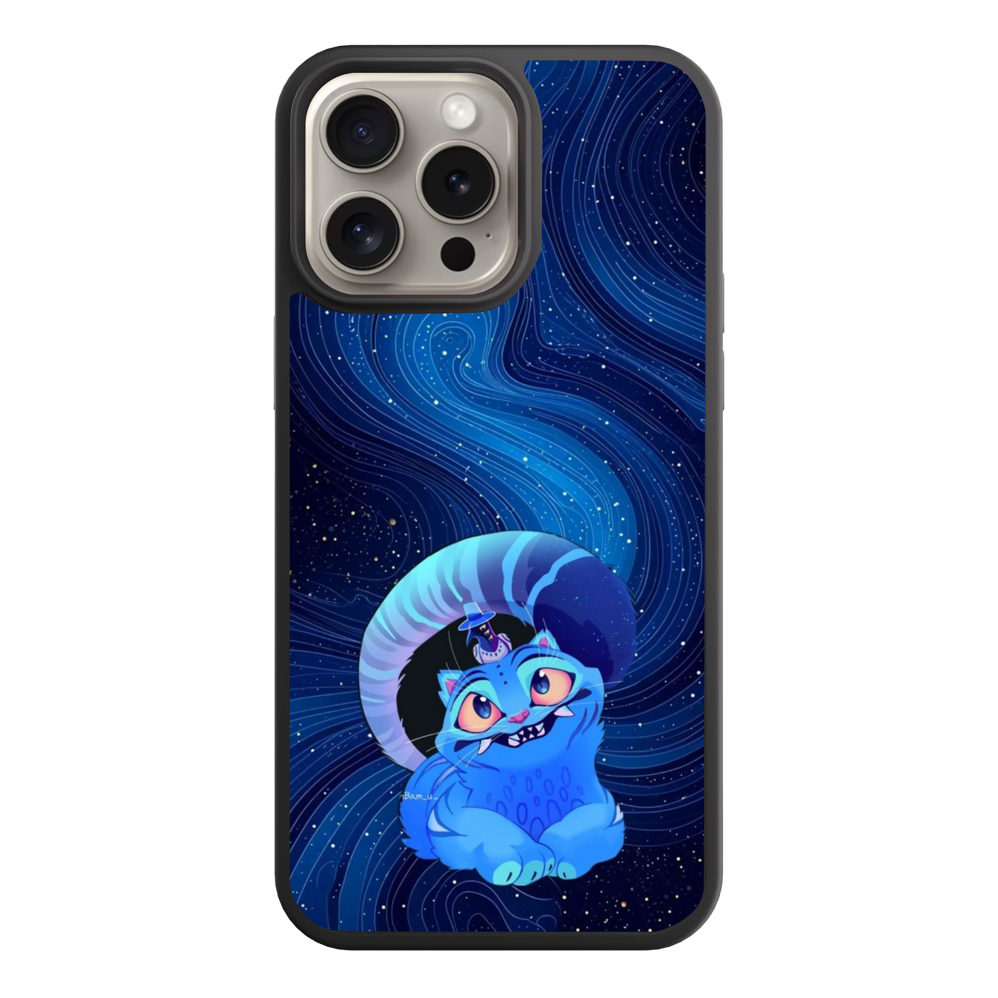 KPop Demon Hunters Derpy Phone Case For iPhone Samsung Galaxy Pixel - Derpy And Sussie Under The Milky Way Night Sky Art