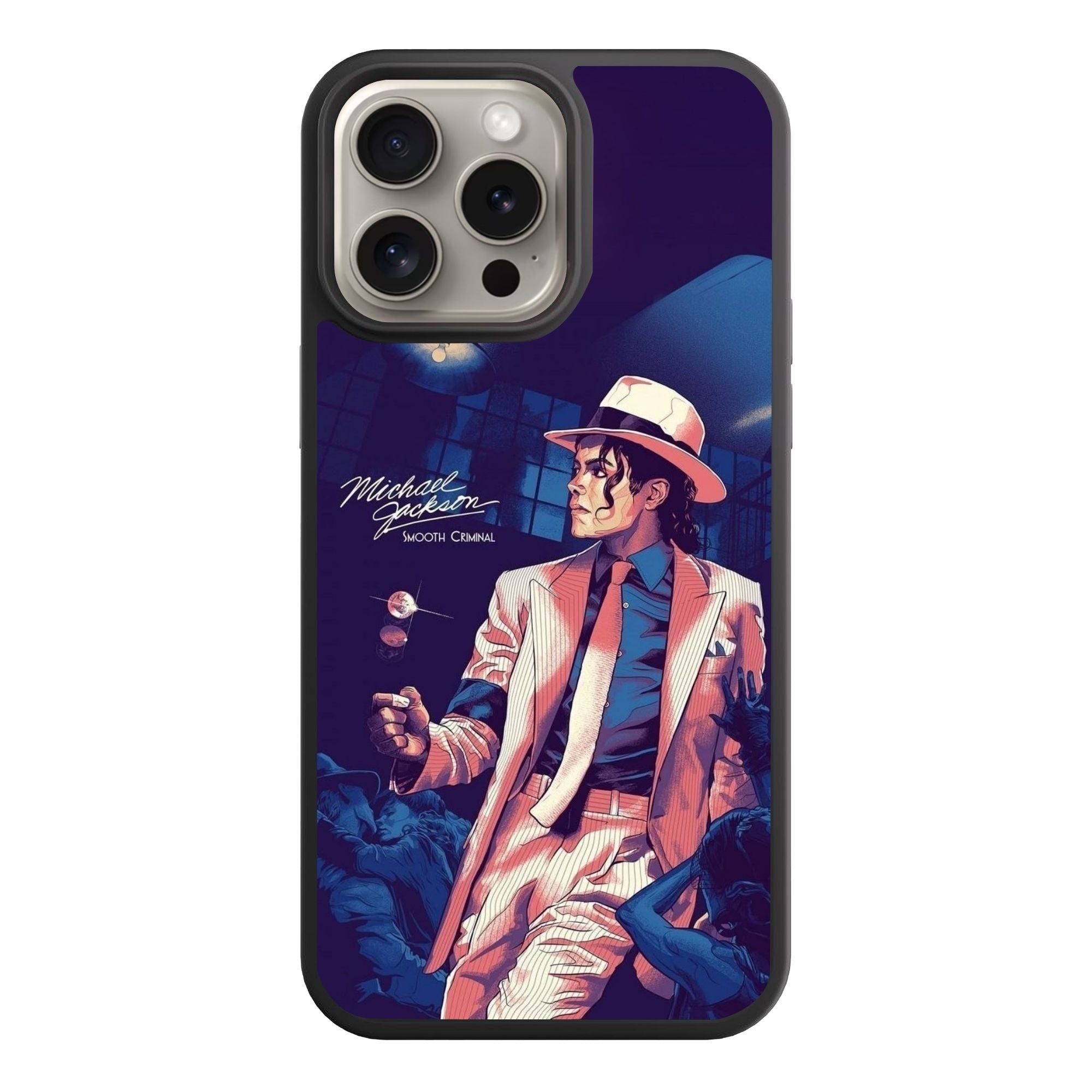 Michael Jackson Phone Case For iPhone Samsung Galaxy Pixel - Michael Jackson Smooth Criminal Illustration