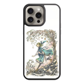 Witch Hat Atelier Coco Phone Case For iPhone Samsung Galaxy Pixel - Coco Leaping Beneath Swirling Tree Branches On White Background