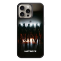 Katseye Phone Case For iPhone Samsung Galaxy Pixel - Katseye Members Silhouette Group Photo With Intense Backlight Background