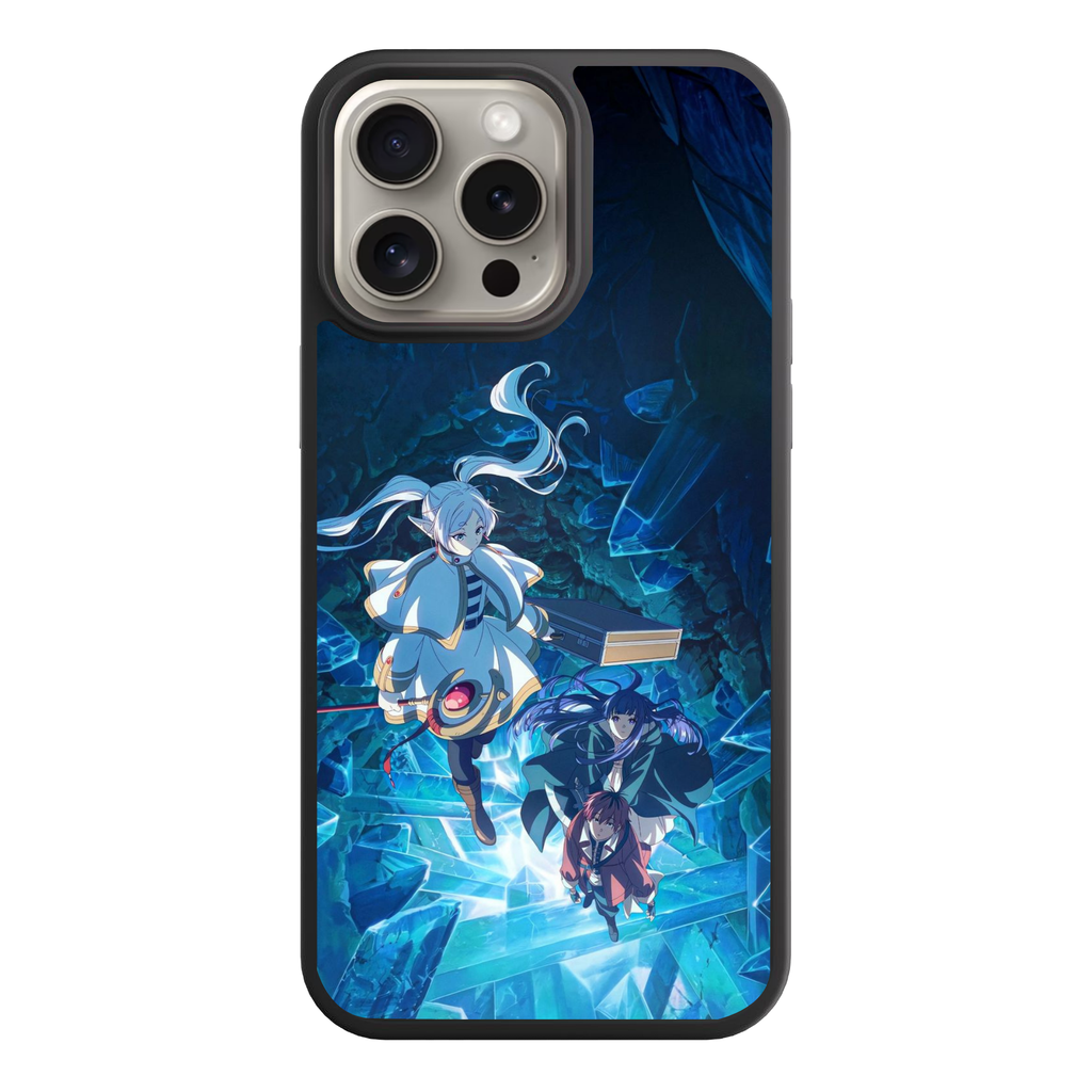 Frieren Beyond Journeys End Phone Case For iPhone Samsung Galaxy Pixel - Frieren Fern And Stark In Crystal Cave