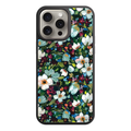 Floral Pattern Phone Case For iPhone Samsung Galaxy Pixel - Dark Impressionist Painted Floral Pattern