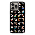 Family Guy Phone Case For iPhone Samsung Galaxy Pixel - Family Guy Sticker Collection With Various Characters And Catchphrases On Black Background