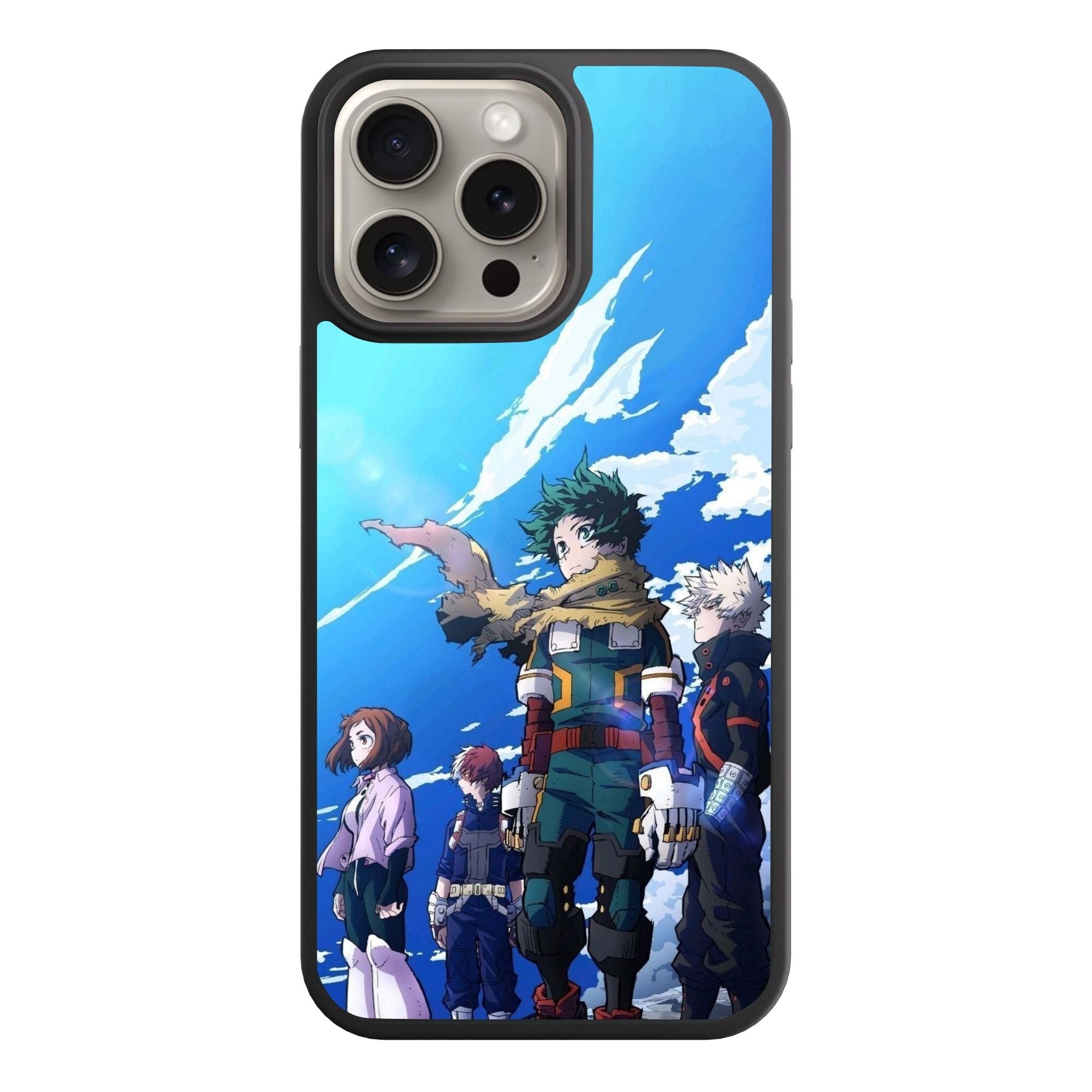 My Hero Academia Phone Case For iPhone Samsung Galaxy Pixel - My Hero Academia Heroes Under Bright Blue Sky