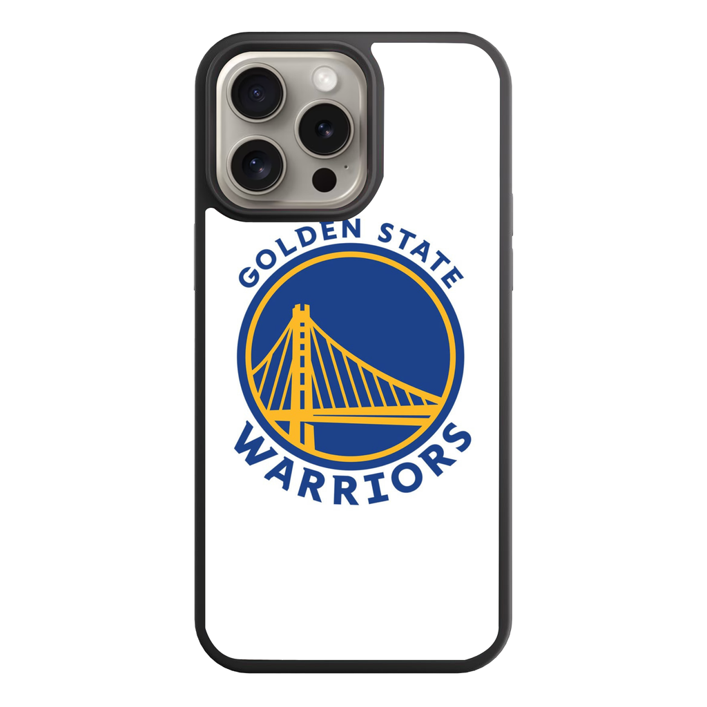 NBA Golden State Warriors Phone Case For iPhone Samsung Galaxy Pixel - Golden State Warriors Logo On White Background