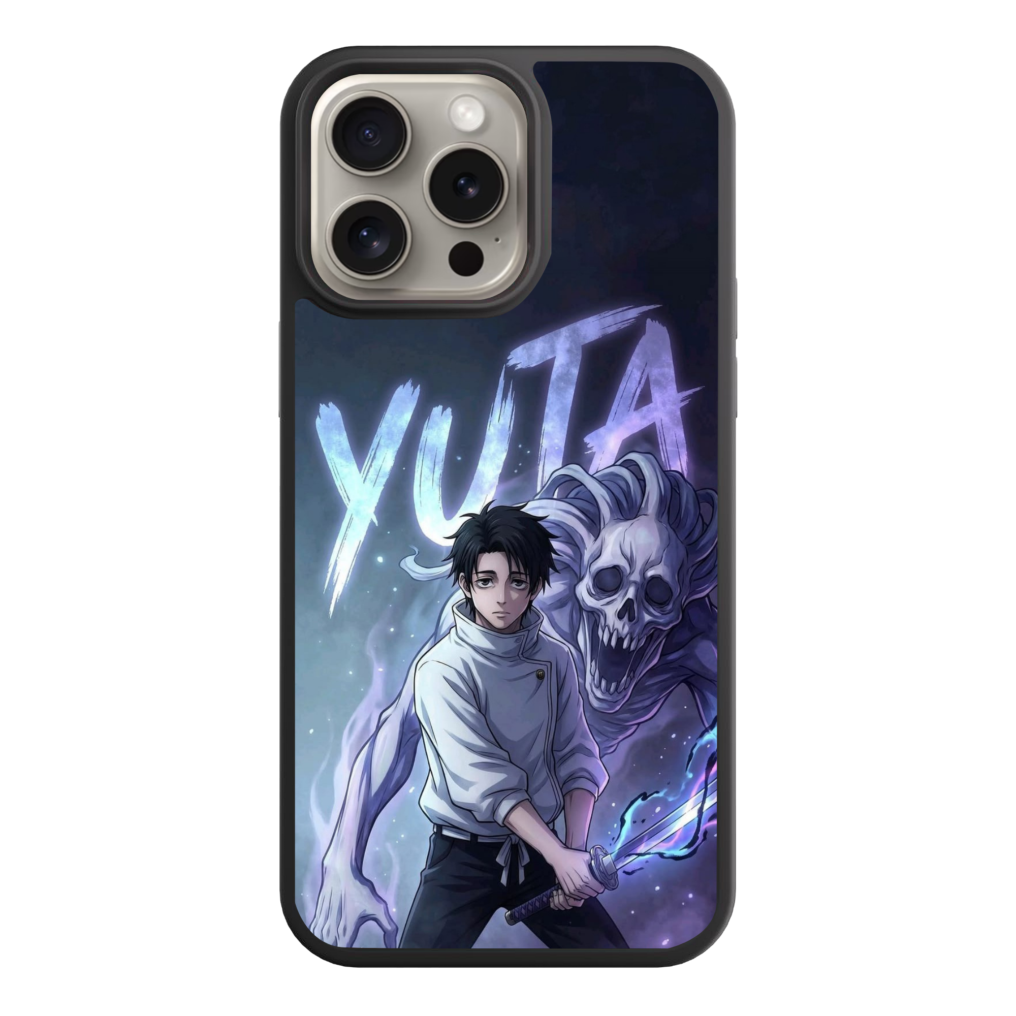 Jujutsu Kaisen Yuta Phone Case For iPhone Samsung Galaxy Pixel - Yuta Okkotsu And Rika Cursed Spirit Queen Art Poster