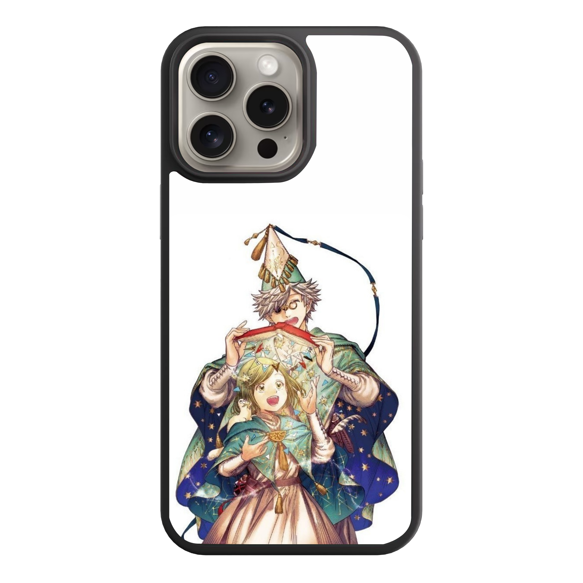 Witch Hat Atelier Phone Case For iPhone Samsung Galaxy Pixel - Qifrey Opening A Glowing Magic Book Over Coco On White Background