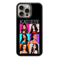 Katseye Phone Case For iPhone Samsung Galaxy Pixel - Katseye Pop Art Illustration Panels On Black Background