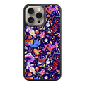 The Amazing Digital Circus Phone Case For iPhone Samsung Galaxy Pixel - The Amazing Digital Circus Characters Repeating Pattern On Dark Blue Background