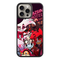 Hazbin Hotel Phone Case For iPhone Samsung Galaxy Pixel - Hazbin Hotel Cast Selfie In Front Of Hotel Marquee Poster