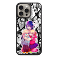 Oshi No Ko Phone Case For iPhone Samsung Galaxy Pixel - The Hoshino Family With Manga Panel Background