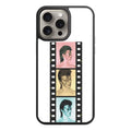 David Bowie Phone Case For iPhone Samsung Galaxy Pixel - David Bowie Aladdin Sane Film Strip On White Background