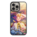 Frieren Beyond Journeys End Frieren Phone Case For iPhone Samsung Galaxy Pixel - Frieren In Field Of Colorful Flowers