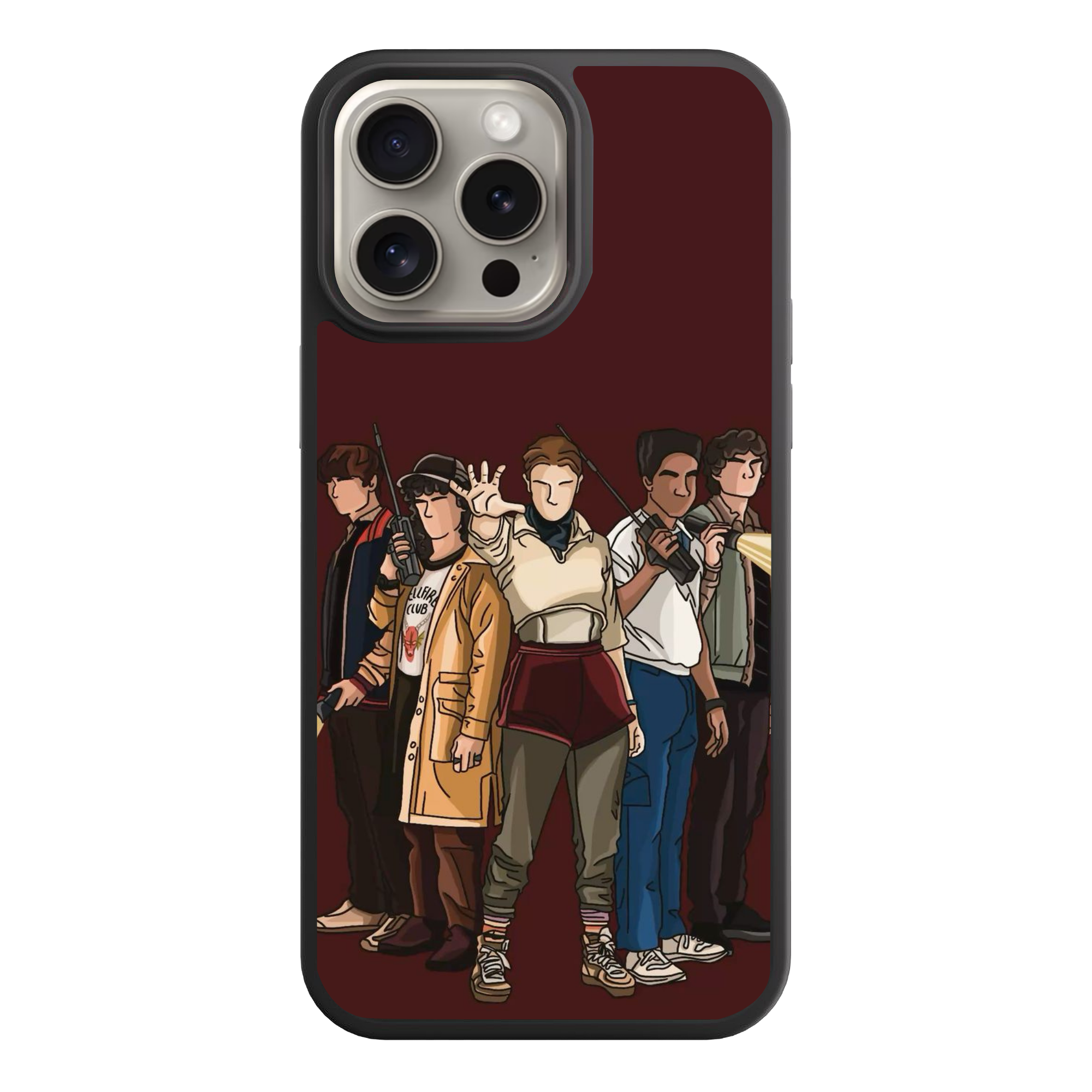Stranger Things Phone Case For iPhone Samsung Galaxy Pixel - Stranger Things Season 5 Hawkins Heroes Art