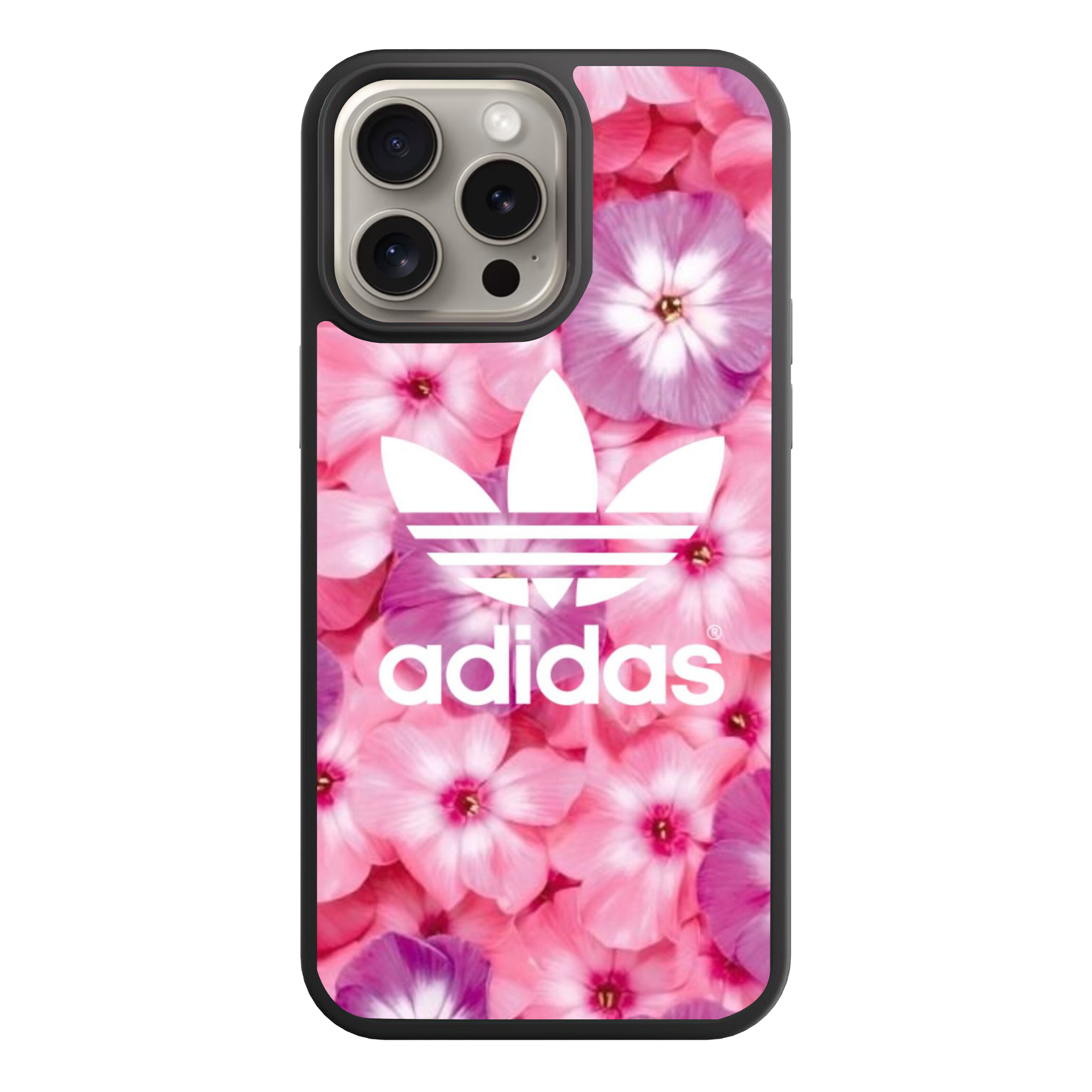 Adidas Phone Case For iPhone Samsung Galaxy Pixel - Adidas Pink Petals Art