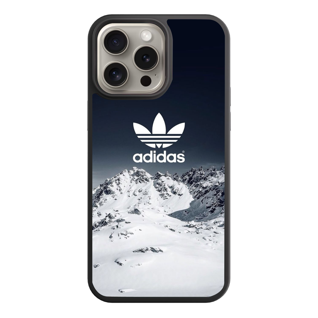 Adidas Phone Case For iPhone Samsung Galaxy Pixel - Adidas Brand On Snow Mountains Poster