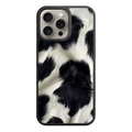 Animal Fur Pattern Phone Case For iPhone Samsung Galaxy Pixel - Black And White Cow Print Pattern