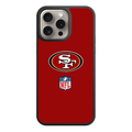 NFL San Francisco 49ers Phone Case For iPhone Samsung Galaxy Pixel - San Francisco 49ers Logo And NFL Shield On Red Background