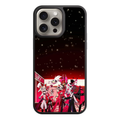 Hazbin Hotel Phone Case For iPhone Samsung Galaxy Pixel - Hazbin Hotel Cast Group Hug Under Starry Night Sky Background