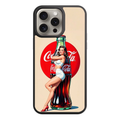 Coca Cola Phone Case For iPhone Samsung Galaxy Pixel - Vintage Style Coca Cola Pin Up Girl Art